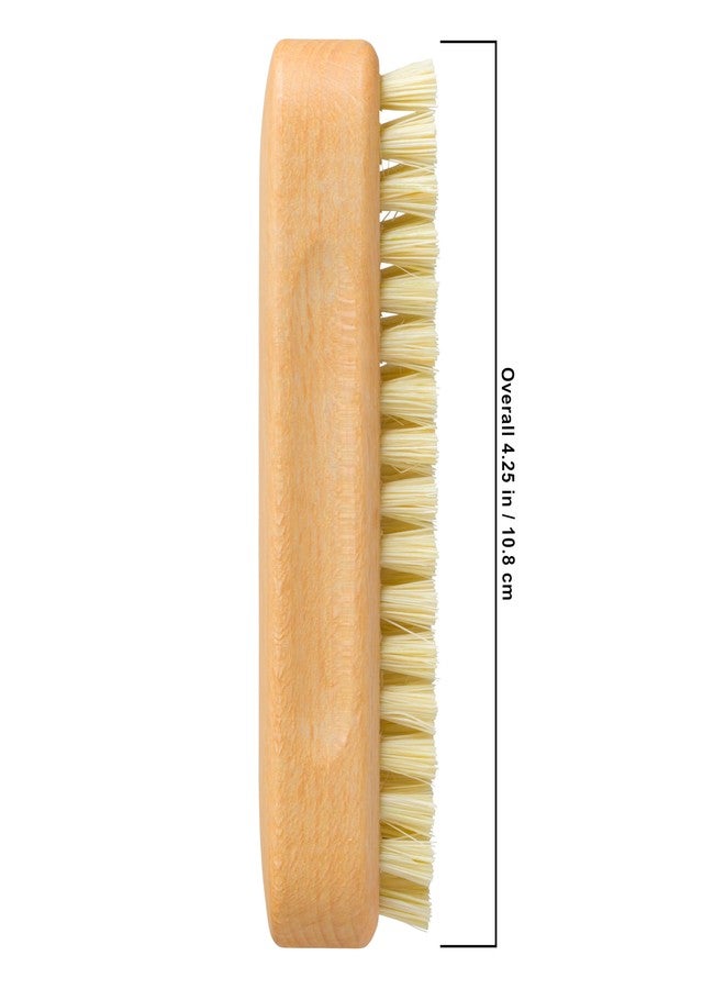 REDECKER Gardener's Nail Brush with Tampico Fiber Bristles and Oiled Beechwood Handle, 4-1/4-Inches -Wood Nail Brush for Cleaning Fingernails - Brush for Gardeners - Image 3