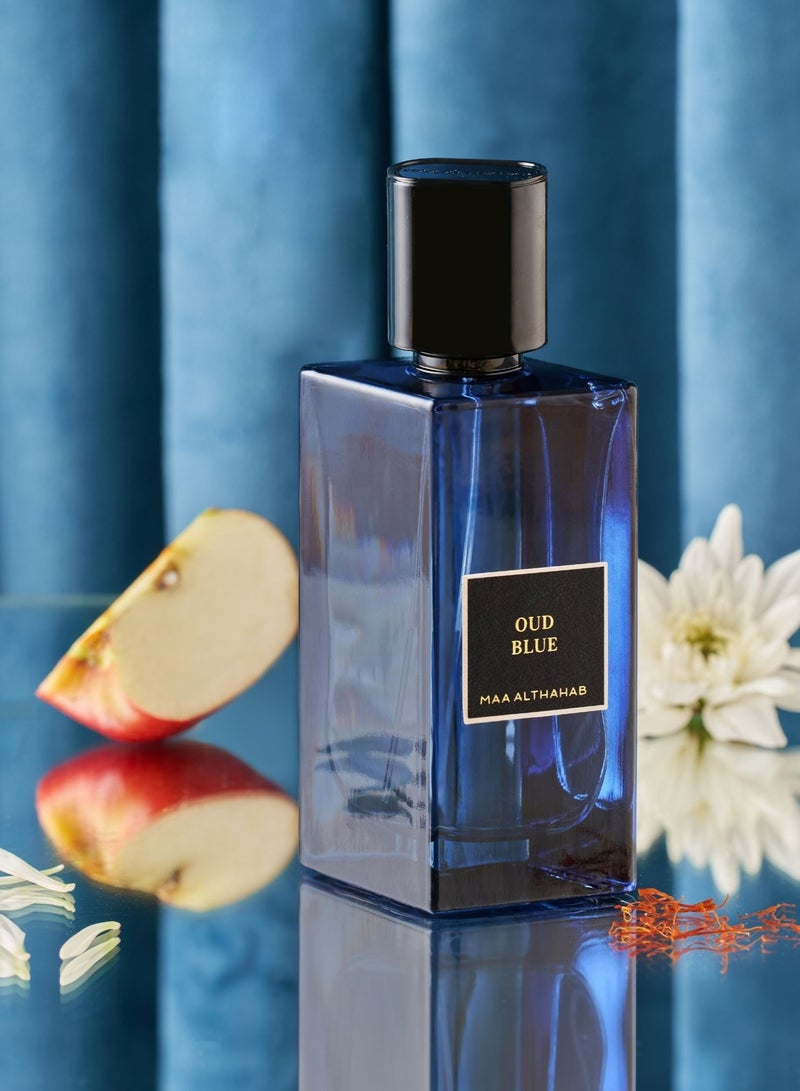 MAA ALTHAHAB Oud Blue EDP |  Oud-Woody Scent | 75 ML | For Men & Women Who Seek Depth & Elegance - Image 3