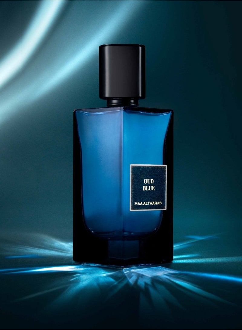 MAA ALTHAHAB Oud Blue EDP |  Oud-Woody Scent | 75 ML | For Men & Women Who Seek Depth & Elegance - Image 4
