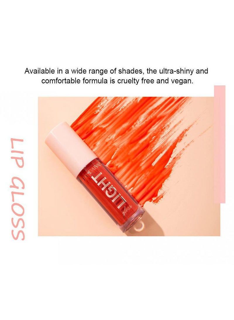 Handaiyan Lip Gloss Jelly Hydrating Moisturizing Long Lasting High Glossy Light Stain Super Shiny Balm Oil Tinted Treatment Lips Glow Glass Shine Makeup Color Bright Lifter Lip Care For Women Girls  - Image 5