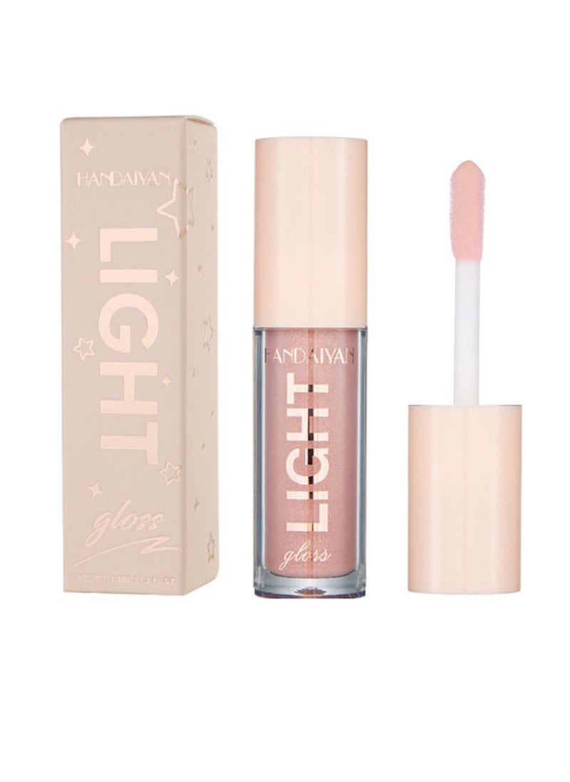 Handaiyan Lip Gloss Jelly Hydrating Moisturizing Long Lasting High Glossy Light Stain Super Shiny Balm Oil Tinted Treatment Lips Glow Glass Shine Makeup Color Bright Lifter Lip Care For Women Girls  - Image 2