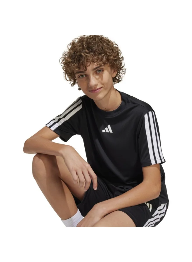 adidas تيشيرت أطفال أسود بأكمام قصيرة