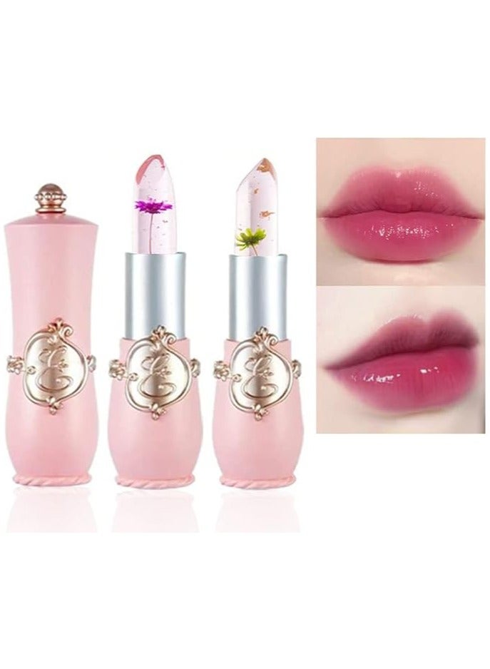 MinFei Dried Flowers Jelly Lipstick 3  - Image 2
