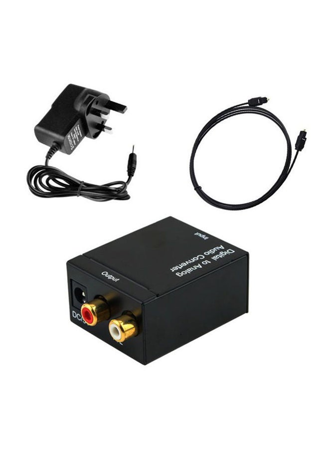 NIBEMINENT RCA Audio to Analog Optical Digital Cable Converter 