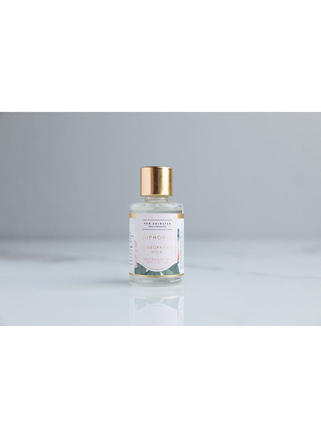 Pan Home Euphoria Pomegranate Noir Fragrance|Clear|Floral|Aromatic, Gold Foiling Packaging| 3.6 L x 3.6 W 7.1 H cm - Image 2