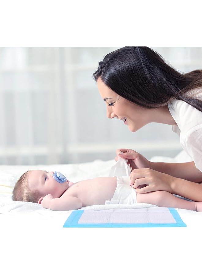 100 Pack Disposable Changing Pads Baby Disposable Underpads Waterproof Diaper Changing Pad Breathable Underpads Bed Table Protector Mat 17 Inches X 13 Inches - Image 5