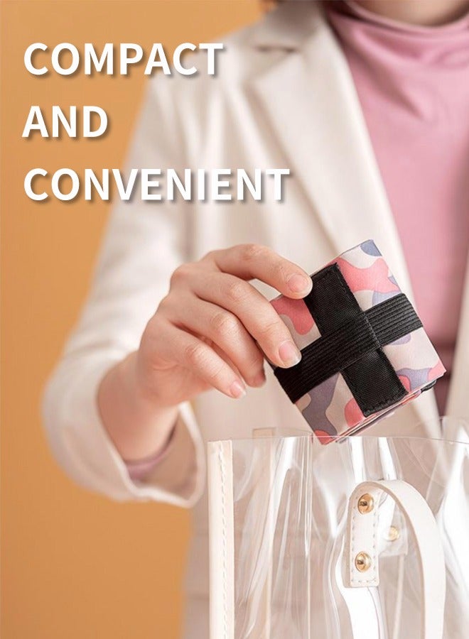 Shopping Bags Foldable Grocery Storage Tote Waterproof Oxford Cloth Duffle For Shopping  - Image 2