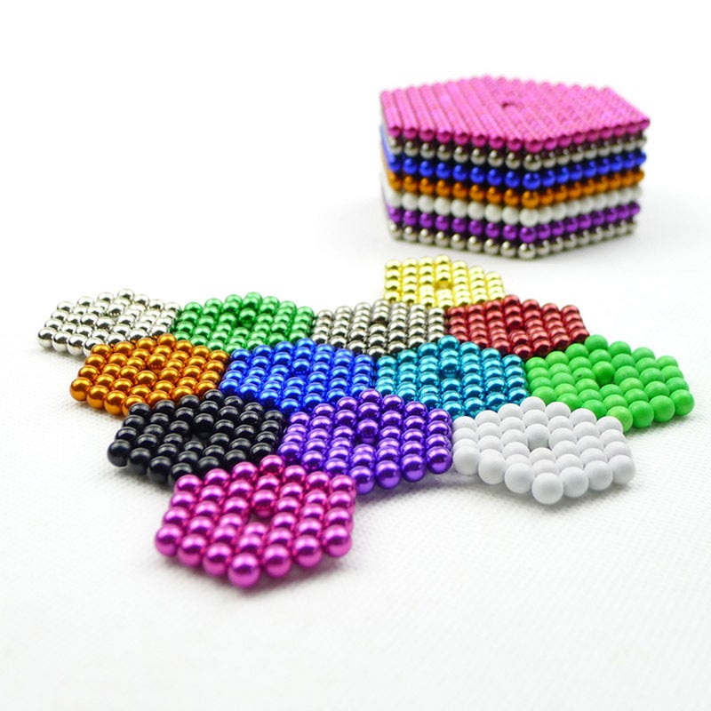 Color Buck Ball 5Mm216 3Mm1000 Strong Magnetic Puzzle Rubik'S Cube Magnet Bead Toys - Image 4