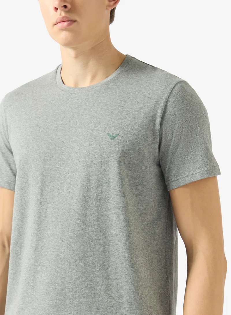 Emporio Armani  2 Pack Of Logo T-Shirt for Men | Best Price UAE