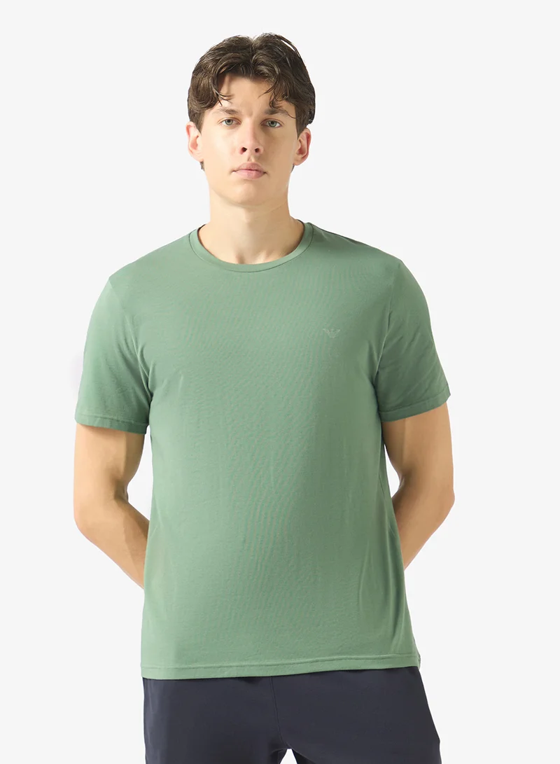 Emporio Armani  2 Pack Of Logo T-Shirt for Men | Best Price UAE