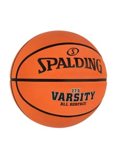 SPALDING All Surface High-Quality Outdoor Basketball Orange and Black 27.5 Inch  - Image 1