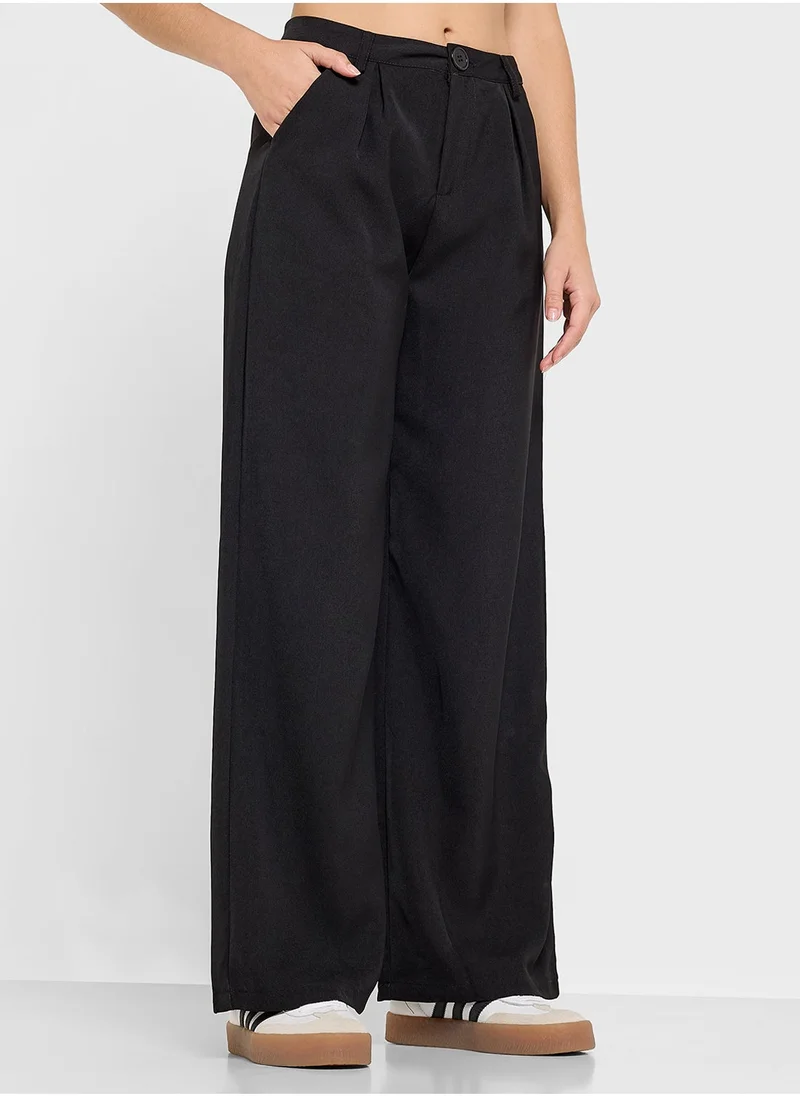 Ginger Oversize Boyfriend Blazer & Wide Leg Pant Co-Ord Set
