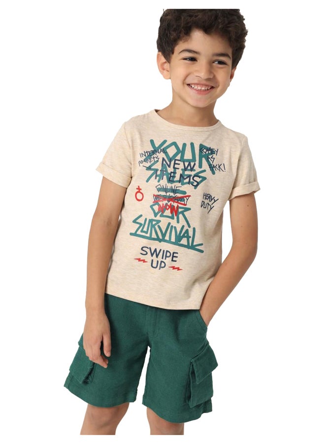 جودي ميني طقم اولادي2 قطع شورت و تيشيرت