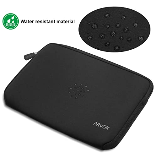 ARVOK 15 15.6 16 inch Laptop Sleeve Case, Water-Resistant Notebook Computer Pocket Tablet Briefcase Carrying Bag Pouch Skin Cover for HP/Dell/Lenovo/Asus/Acer, Black - Image 5