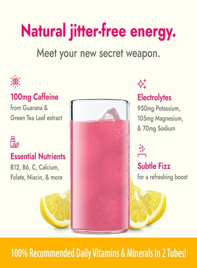Zipfizz Daily Energy Drink Powder, Pink Lemonade, 12 Pack | 3-in-1 Sustained Energy, Rapid Hydration, and Essential Vitamins | Sugar-Free | Electrolyte Powder | Contains Vitamin B-12 & Antioxidants - Image 3