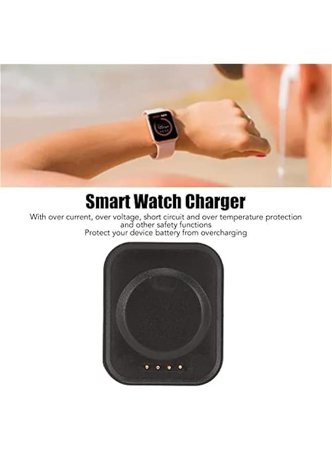 Charger for Oppo Watch 2 42mm 2 46mm 3 3pro, USB Magnetic Charging Station with 3.3ft Cable, Replacement USB Charger Cable Cord Dock, and Fast Charging (Black) - Image 3
