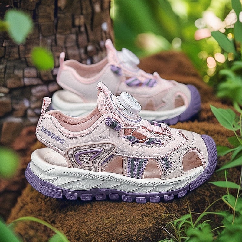 Babu Dou Rotating Buckle Children'S Sports Shoes Single Mesh Frame Shoes Children'S Shoes Boys And Girls Sports Sandals - Image 3