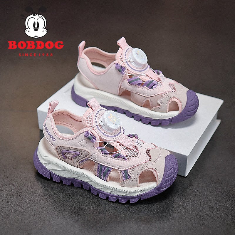 Babu Dou Rotating Buckle Children'S Sports Shoes Single Mesh Frame Shoes Children'S Shoes Boys And Girls Sports Sandals - Image 5