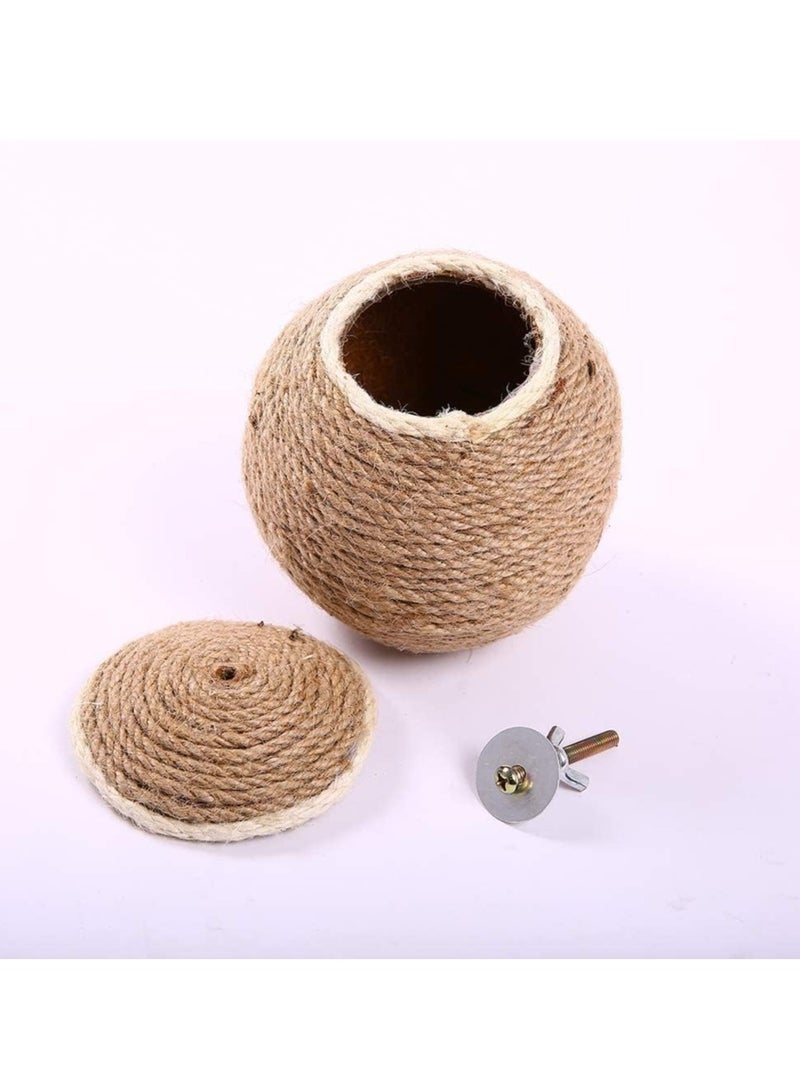 Straw Bird Nest Reusable Grass Woven Parakeet Breeding Cave Parrot Hatching House for Rabbit Bunny Dove Canary - Image 2