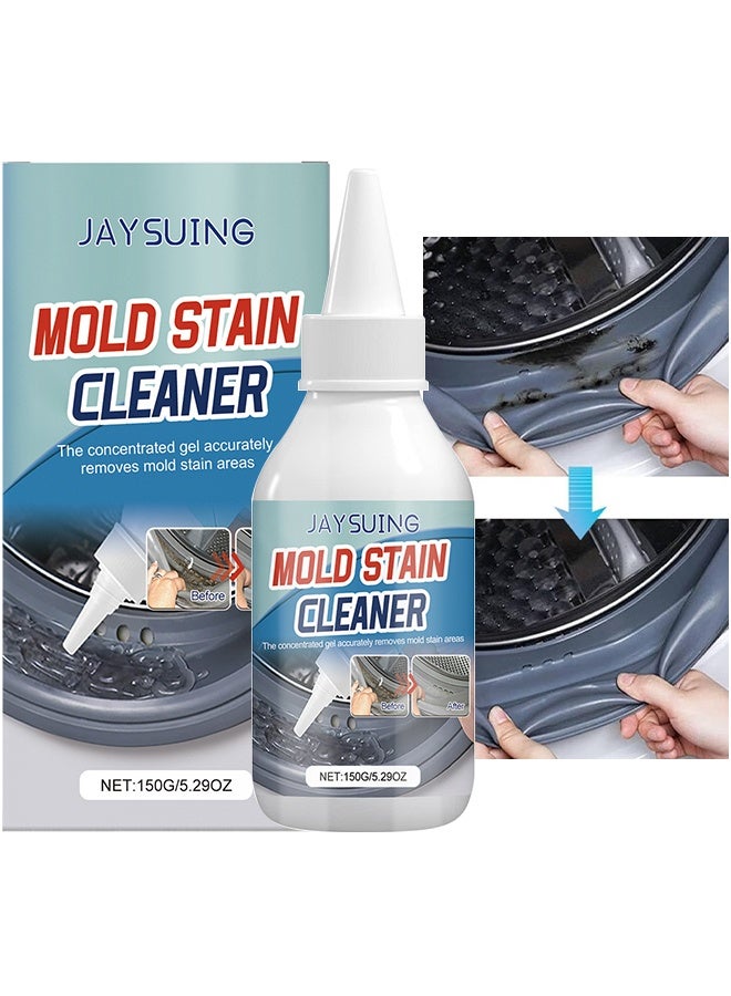 جايسوينغ منظف بقع العفن القوي، جل لإزالة العفن للبلاط/الجدران، بخاخ تنظيف متعدد الأسطح للجدران والبلاط والفواصل والأسقف والأسطح وأحواض الغسيل والطوب والغسالات، مزيل البقع للمنزل من الداخل والخارج، 150 غ - Image 1