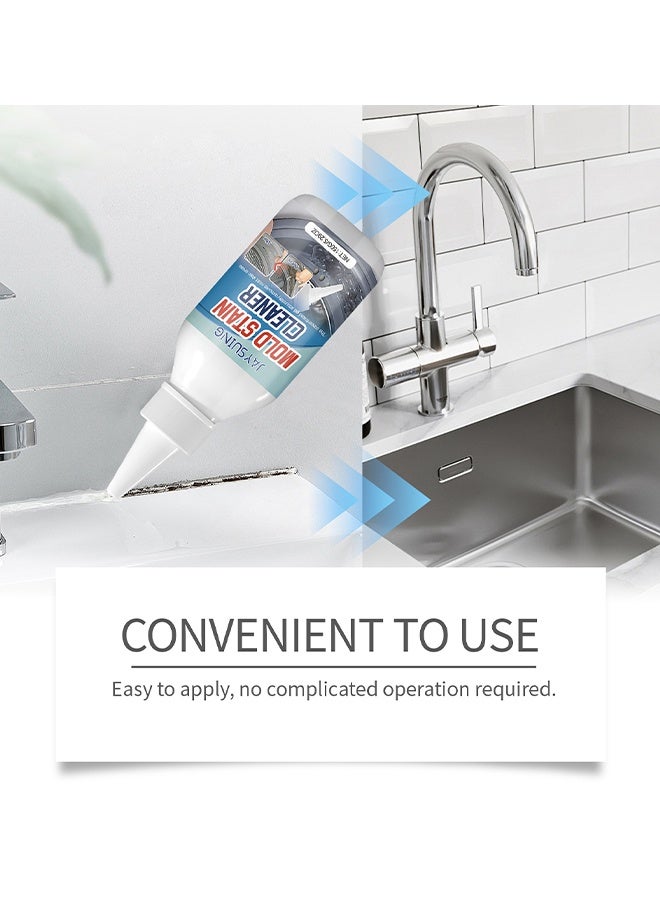 جايسوينغ منظف بقع العفن القوي، جل لإزالة العفن للبلاط/الجدران، بخاخ تنظيف متعدد الأسطح للجدران والبلاط والفواصل والأسقف والأسطح وأحواض الغسيل والطوب والغسالات، مزيل البقع للمنزل من الداخل والخارج، 150 غ - Image 4