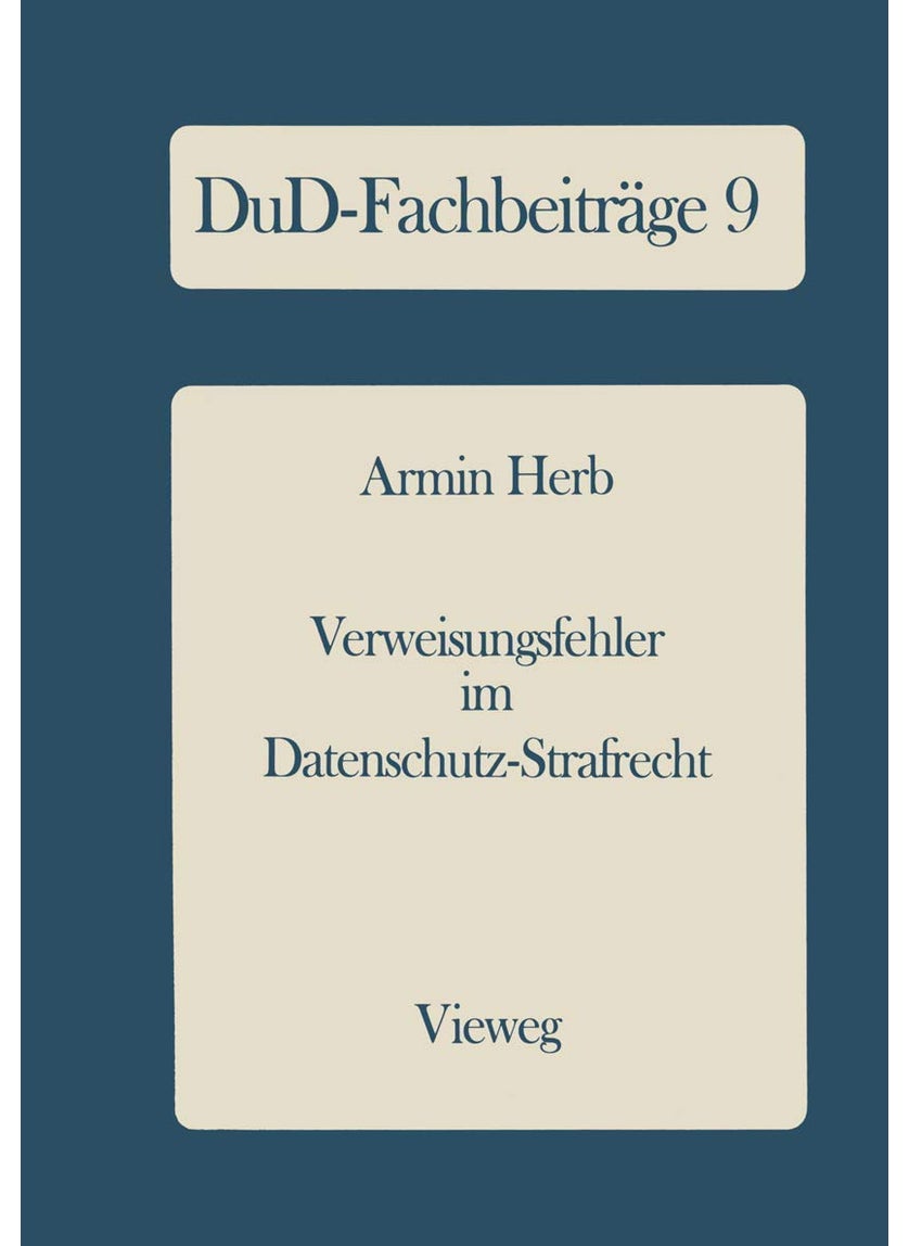 Verweisungsfehler Im Datenschutz-Strafrecht 