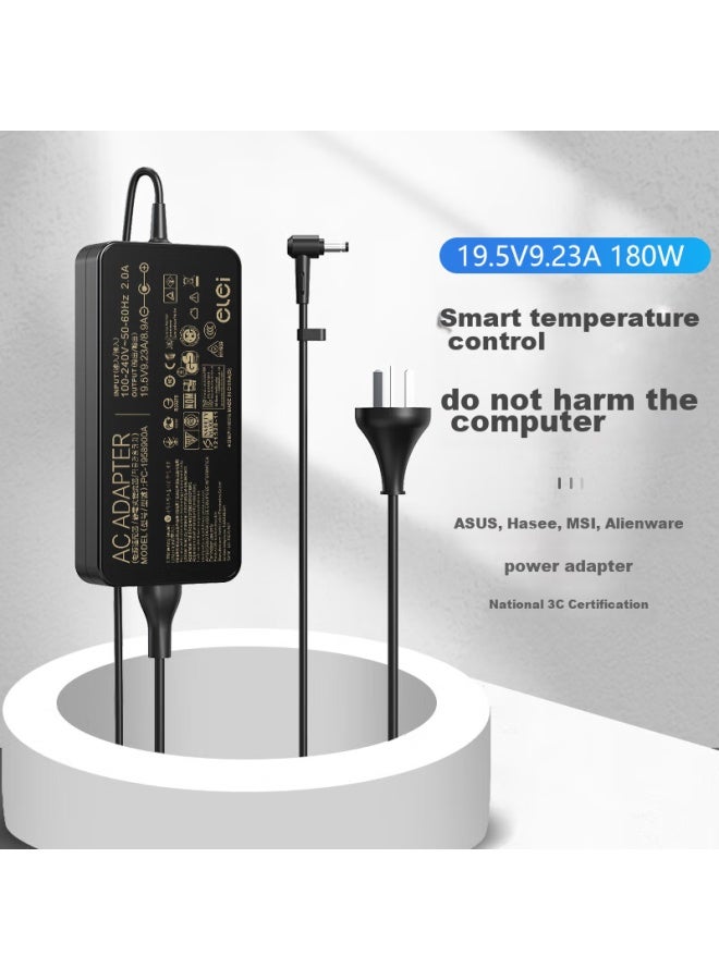 Elei Compatible With Asus, Hasee, Msi, Zhan Shen Z7 Laptop Power Adapter Charger 19.5v9.23a 180w Direct Charging 5.5*2.5 - Image 1
