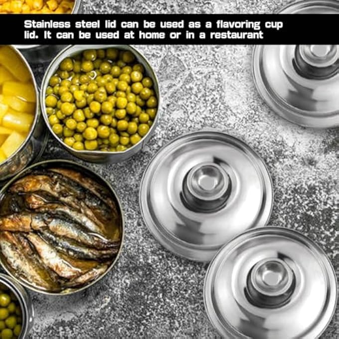 TERRIFI 6Pcs Stainless Steel Pot Cover Heavy Duty Stainless Steel Ss Lid Universal Lid Pots Pans Replacement Accessories 63In For Pan Lid Bowl Cover 16Cm - Image 4