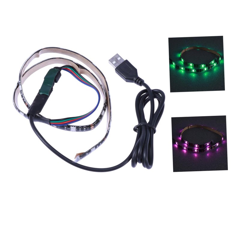 USB Powered Flexible LED Strip Light As Shown Color Size 1 Blackboard Decor Rope - Image 5