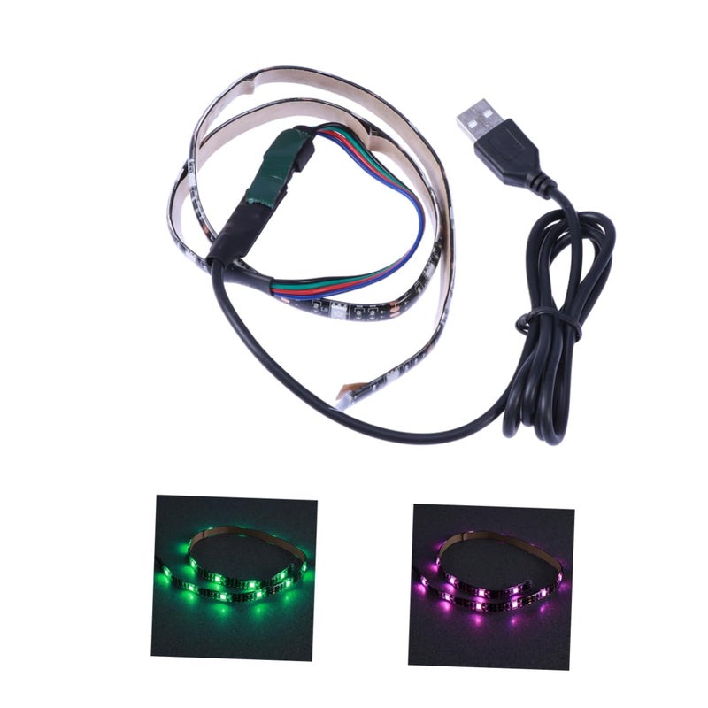 USB Powered Flexible LED Strip Light As Shown Color Size 1 Blackboard Decor Rope - Image 4