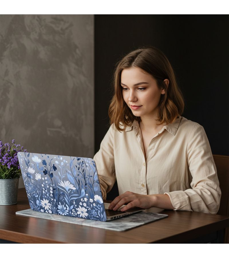 A Protective Hard Shell Case For 2016-2019 Macbook Pro 13 Featuring A Natural Vine Flower Design Compatible With All Macbook Air And Pro Models 13 To 16 Inches Made From High Quality Durable Materials - Image 5