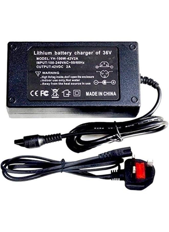 SHOPI - Universal Battery Fast Charger for Hoverboard 36v Electric Scooter - Image 1