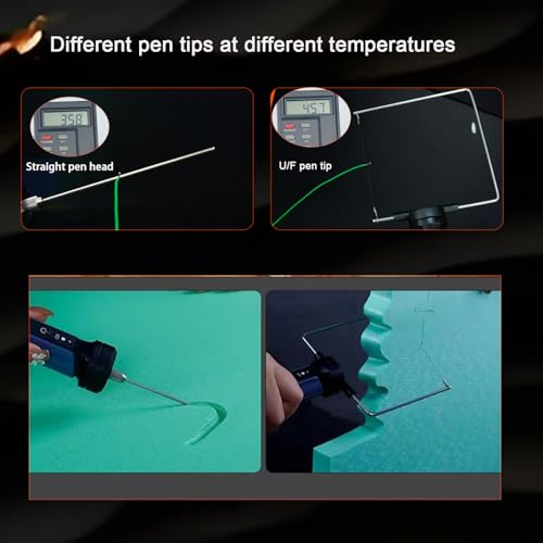 RONGTER 4 in 1 Hot Wire Electric Foam Cutter Kit, Styrofoam Cutting Tool 15W/ 6V with Case, Heated Foam Carving Knife Kit (Toolbox Blue) - Image 4