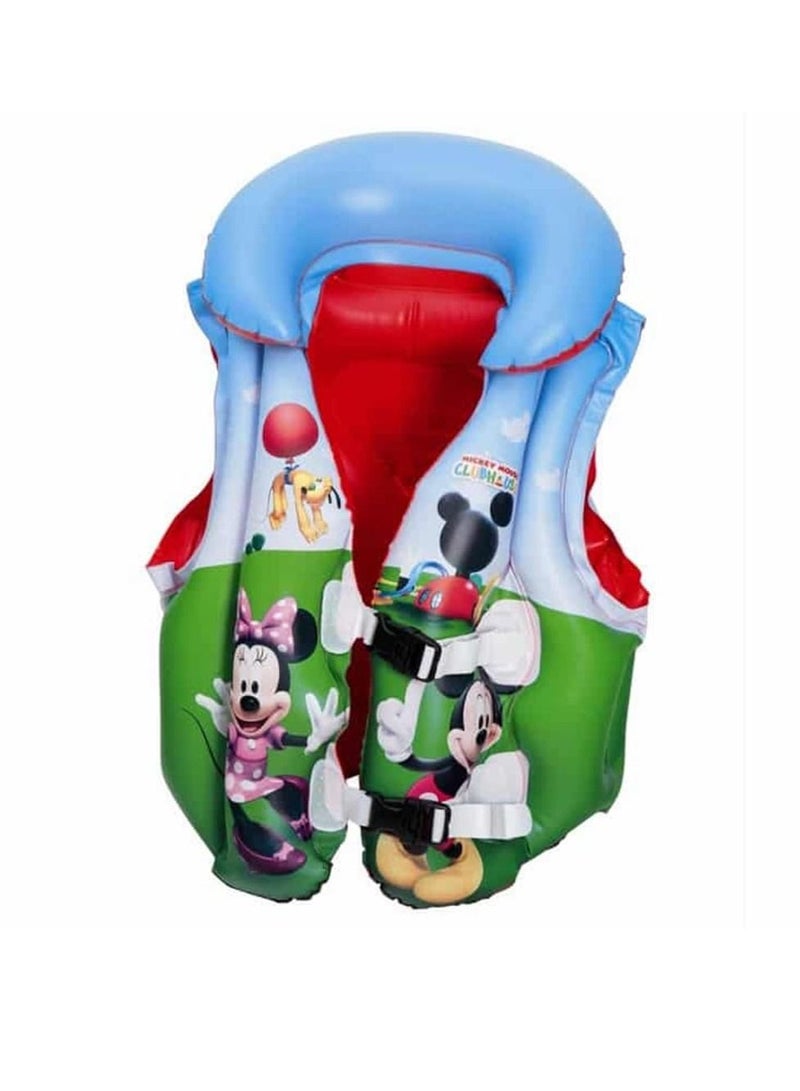 Bestway Bestway Mickey Clubhouse Inflatable Swim Vest (51 x 46 cm, Multicolored) - Image 1