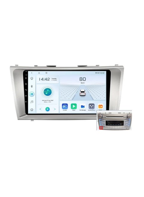 شاشة تويوتا كامري 2006 -2011 هي جزء من نظام المعلومات والترفيه في السيارة يعمل بنظام التشغيل Android ويدعم ميزات مثل Apple CarPlay وAndroid Auto، مما يتيح لك توصيل هاتفك الذكي بسهولة كما أنها توفر دقة عالية تصل إلى 1080 بكسل، مما يجعلها ممتازة لعرض المعلومات والخرائط بوضوح
