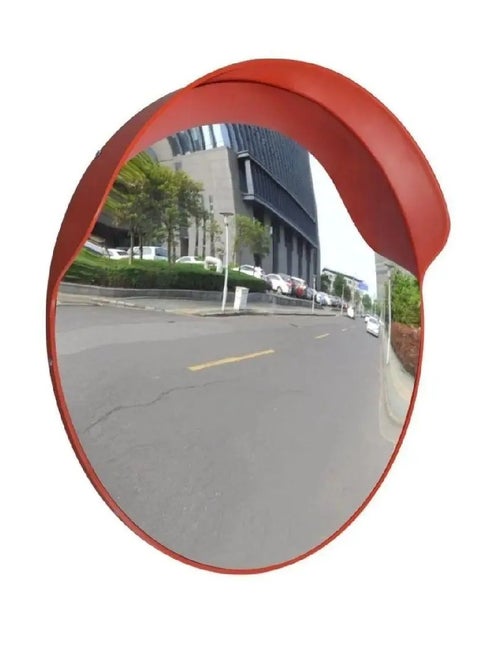 Convex Safety Mirror Circular Shape, Great for Shops, Warehouses, Parking Lots, Offices, Indoors, Outdoors, Blind Spots (45CM)