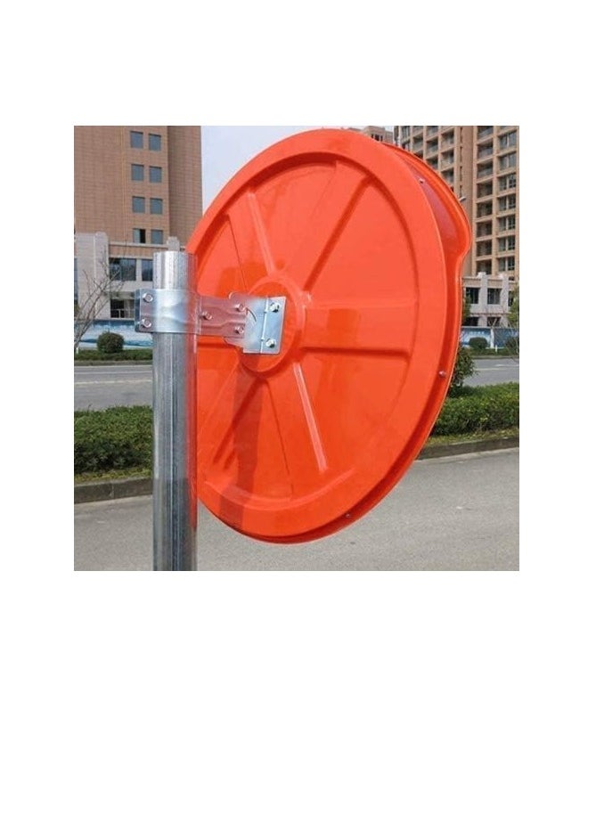 Convex Safety Mirror Circular Shape, Great for Shops, Warehouses, Parking Lots, Offices, Indoors, Outdoors, Blind Spots (45CM)