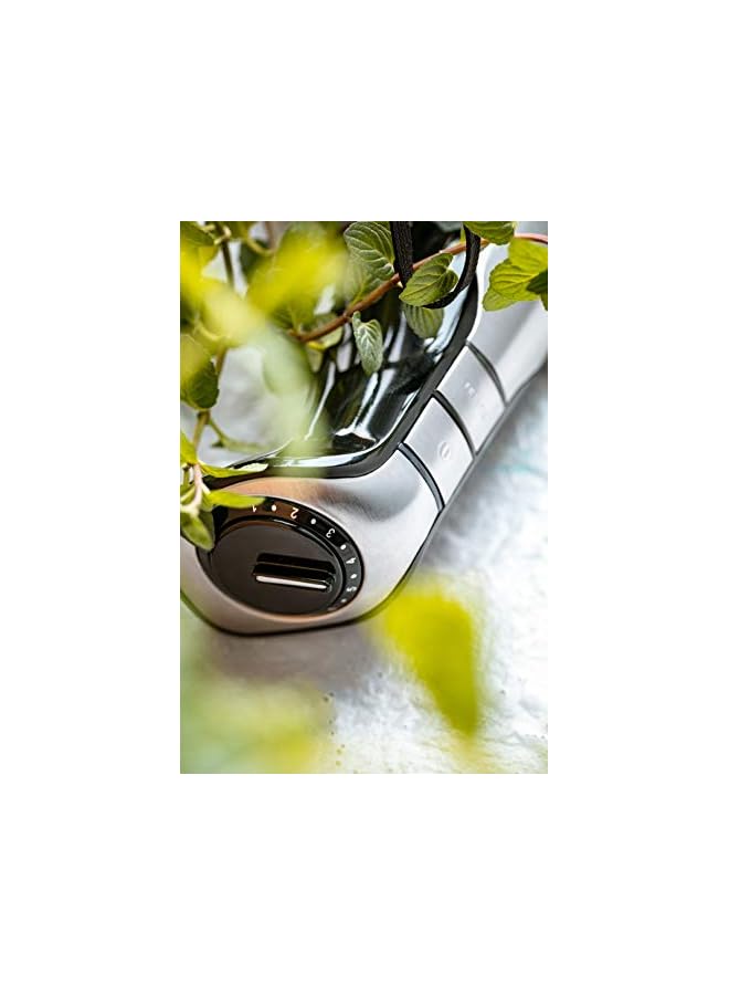 IAF خلاط يدوي تكنولوجي SMOOTHIE بقوة 700 واط وظيفة TURBO إضاءة خلفية LED تصميم أنيق شفرات من الفولاذ المقاوم للصدأ قدم قابلة للفصل مع شفرة زجاجة بسعة 500 مل خالية من BPA - Image 3