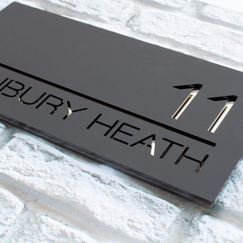 Vivatra Personalized Acrylic Name Plate for Home Entrance 3D Letters Door Name Plates Home Office Outdoor Entrance 15x30 cm Stylish Durable Design 5 - Image 5