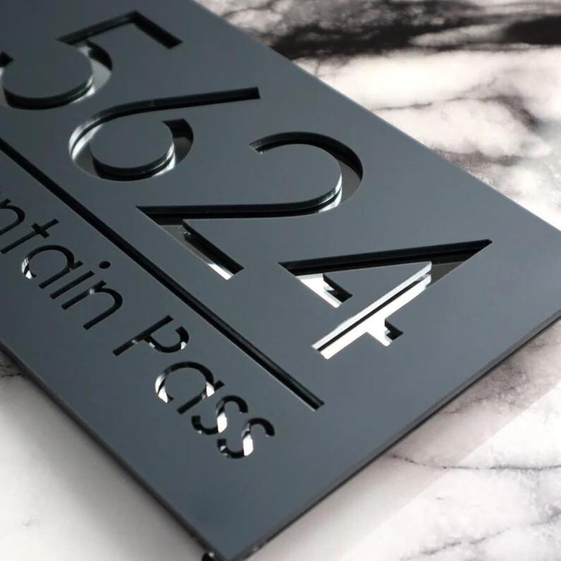 Vivatra Personalized Acrylic Name Plate for Home Entrance 3D Letters Door Name Plates Home Office Outdoor Entrance 15x30 cm Stylish Durable Design 5 - Image 4