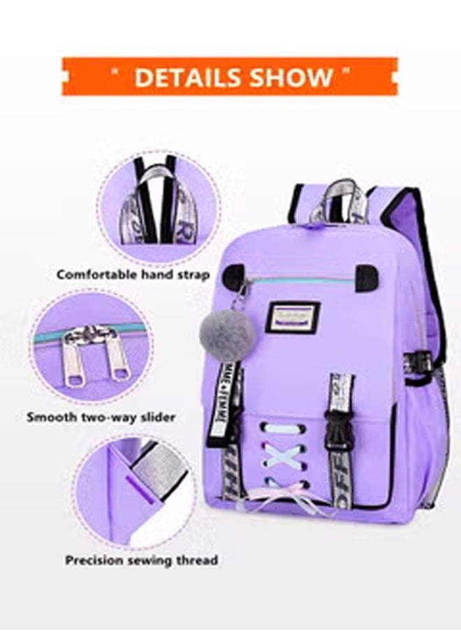 Generic - Backpack With Usb Charging Port, Anti-Theft, Laptop Backpack, Durable And Easy To Clean, Fashionable Waterproof Backpack Suitable For School, Work - Image 1