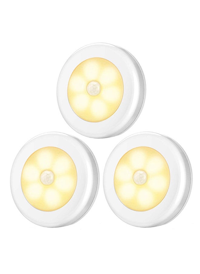 6-Piece Under Cabinet LED Lights with Sensor Warm White - Image 1