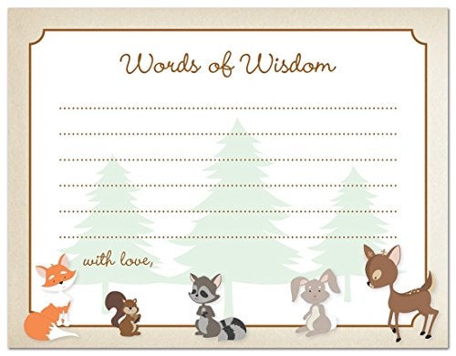 MyExpression.com 48 Cnt Woodland Animals Advice Cards - Image 3