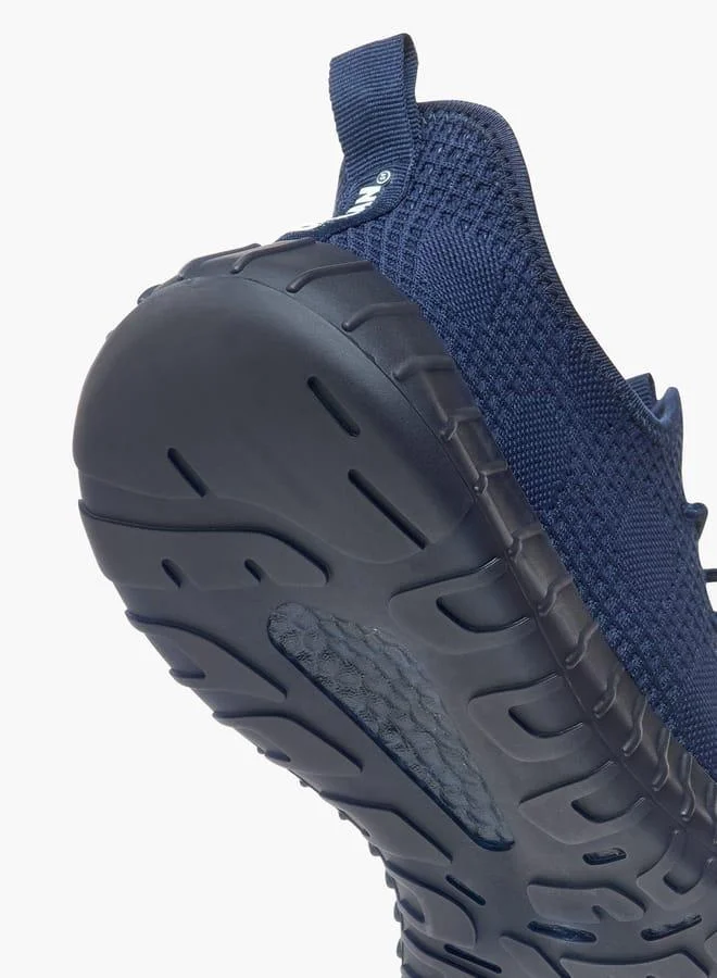 Oaklan by Shoexpress Navy Oaklan By Shoexpress Textured Shoes with Lace-Up Closure for Men | Best Price UAE