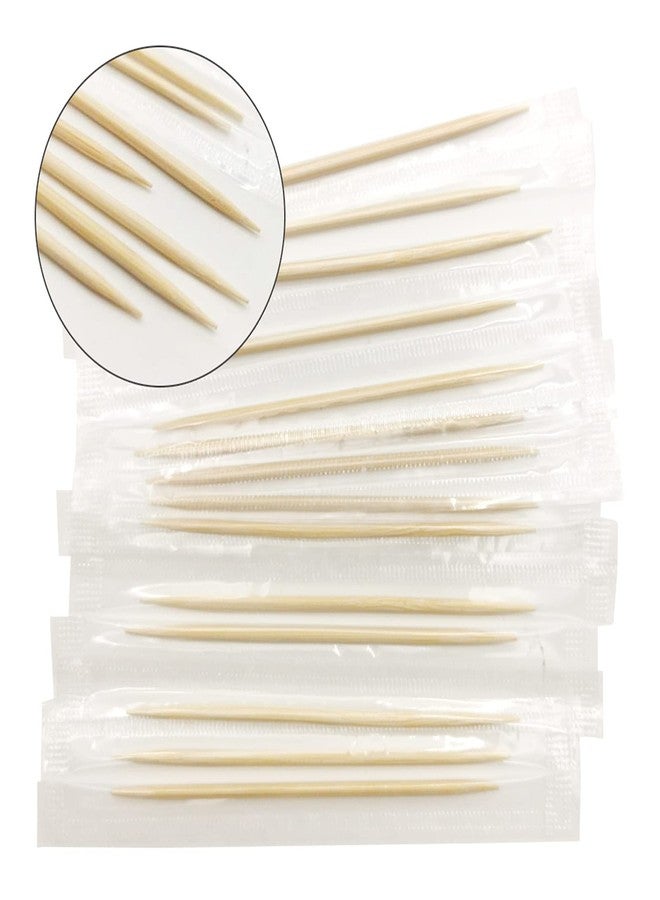 BLUETOP BLUE TOP Wood Bamboo Individually Cello Wrapped Toothpicks 2.5Inch Pack 1000 High-class Appetizer Picks Sturdy Food Pick for Appetizers Cocktails Fruit Olive picks. - Image 4