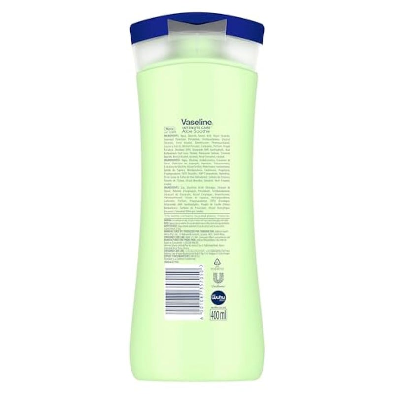 Vaseline intensive care aloe soothe 48h moisturising body lotion 400ml - Image 2