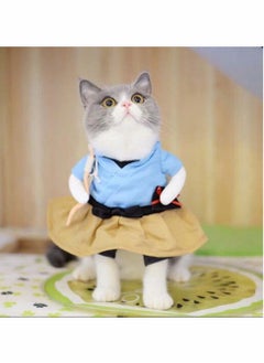 KASTWAVE 1Pcs New Funny Pet Clothes Super Cute Costumes for Small Dogs and Cats Costume Suit Corsair Dressing up Party Apparel Clothing Summer (Small)  - Image 5