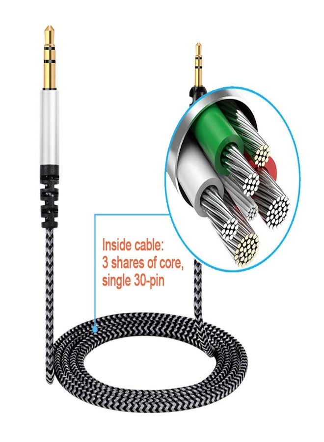 تيانديرينهي كابل بديل من Tiandirenhe لسماعات Sennheiser HD598 و HD558 و HD518 و HD 598، من 3.5 ملم إلى 2.5 ملم، ستيريو، جهير، بطول 1.8 متر (HD598) - Image 5