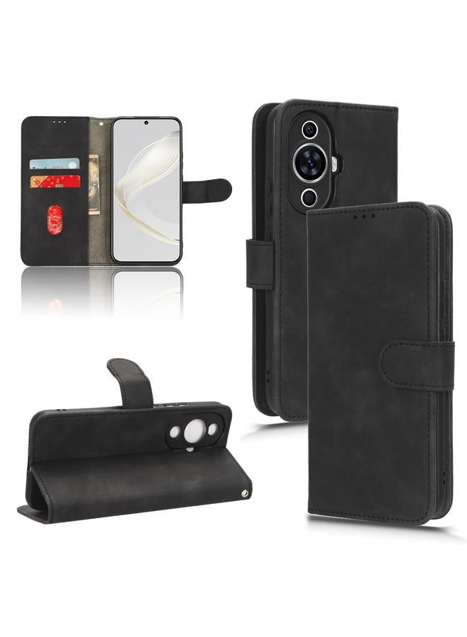 S-TOP Case For Huawei nova 11 Skin Feel Magnetic Flip Leather Phone Case - Image 1