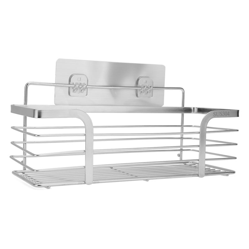 Hair Salon Basket Shelf Stainless Steel Shampoo Hair Conditioner Wall Mounted Storage Rack Organizer - Image 3